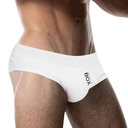 Mens Cotton Briefs Low Waist Bikini Panties Pouch Breathable Underwear