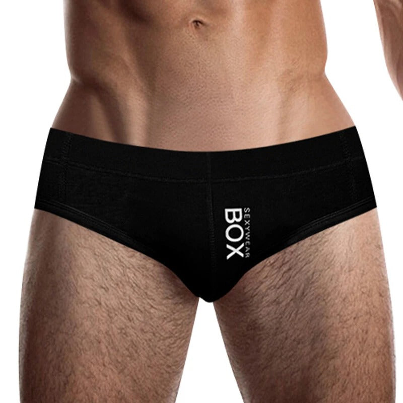 Mens Cotton Briefs Low Waist Bikini Panties Pouch Breathable Underwear