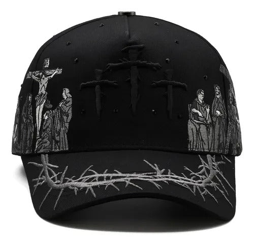 Three Crosses Themed Cap