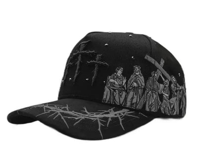 Three Crosses Themed Cap