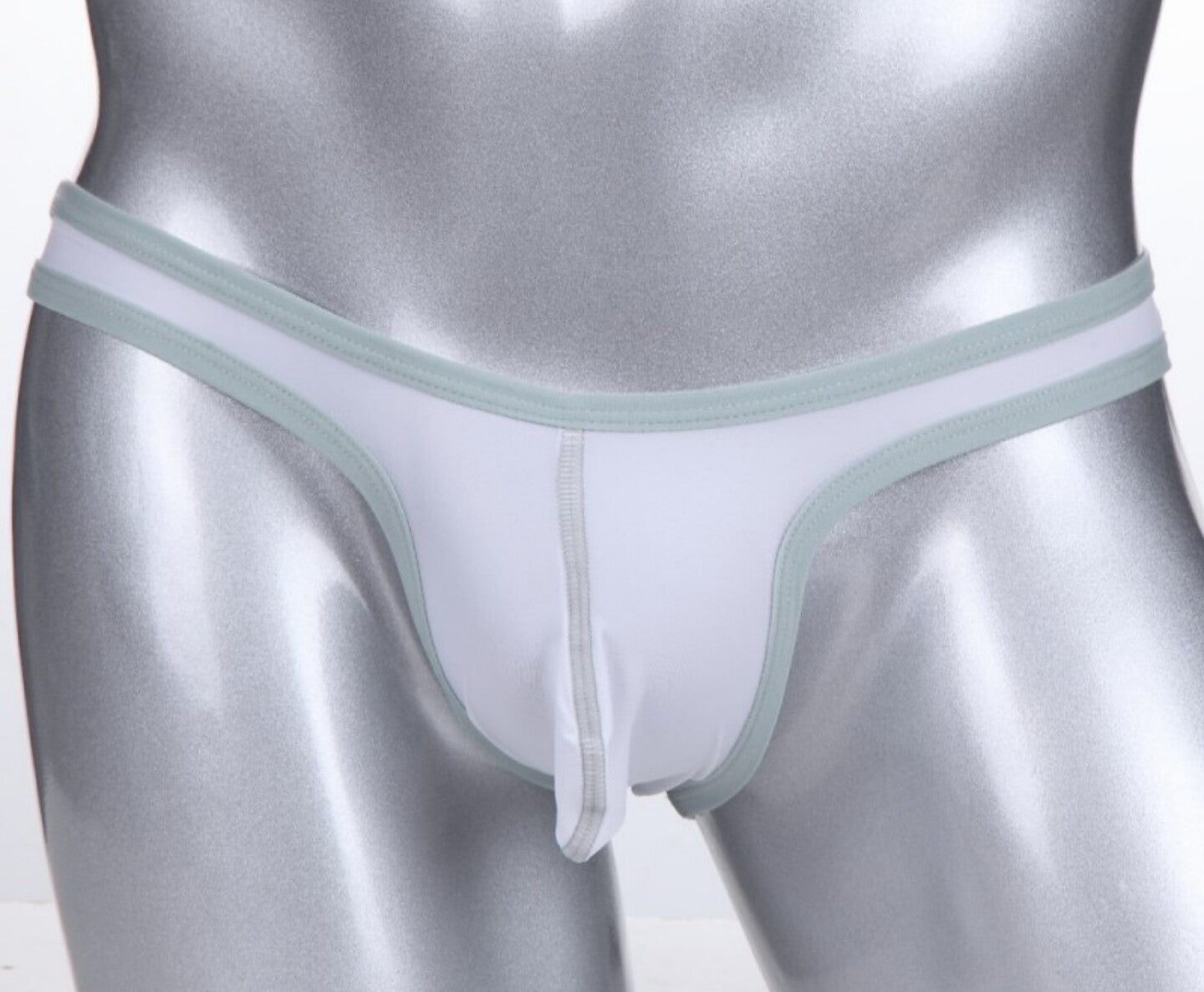 Sexy Low-rise Stretch Ice-silk Men's Briefs With An Enhancing Pouch