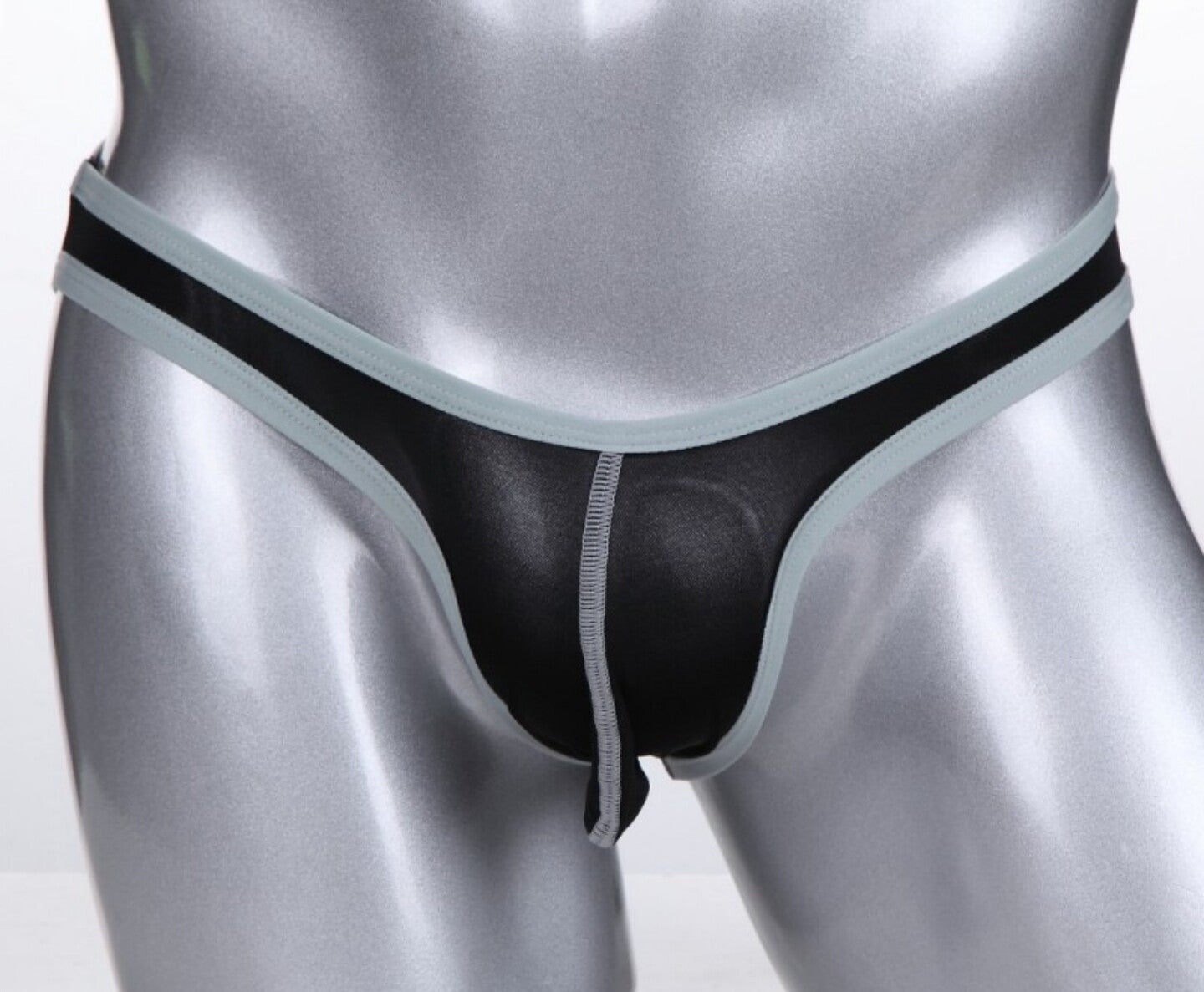 Sexy Low-rise Stretch Ice-silk Men's Briefs With An Enhancing Pouch