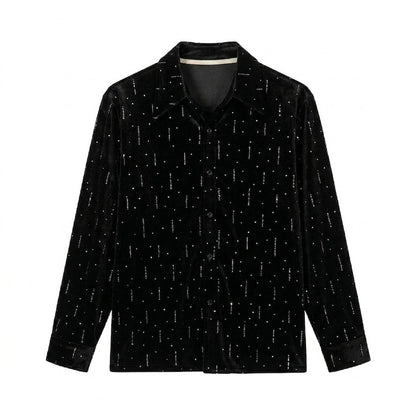 Simple Silver Shining Shirt