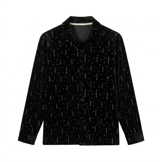 Simple Silver Shining Shirt