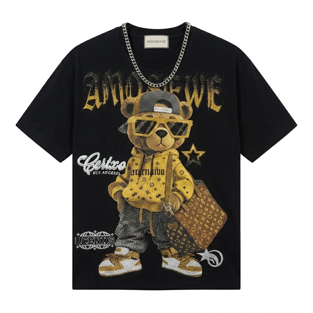 Fortune Bear Fashion T-shirt