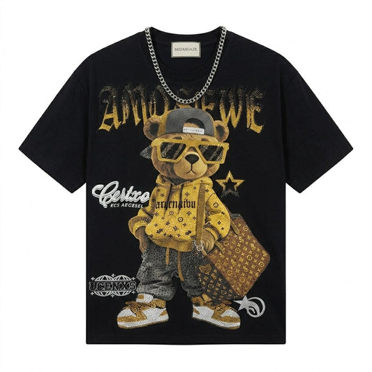 Fortune Bear Fashion T-shirt