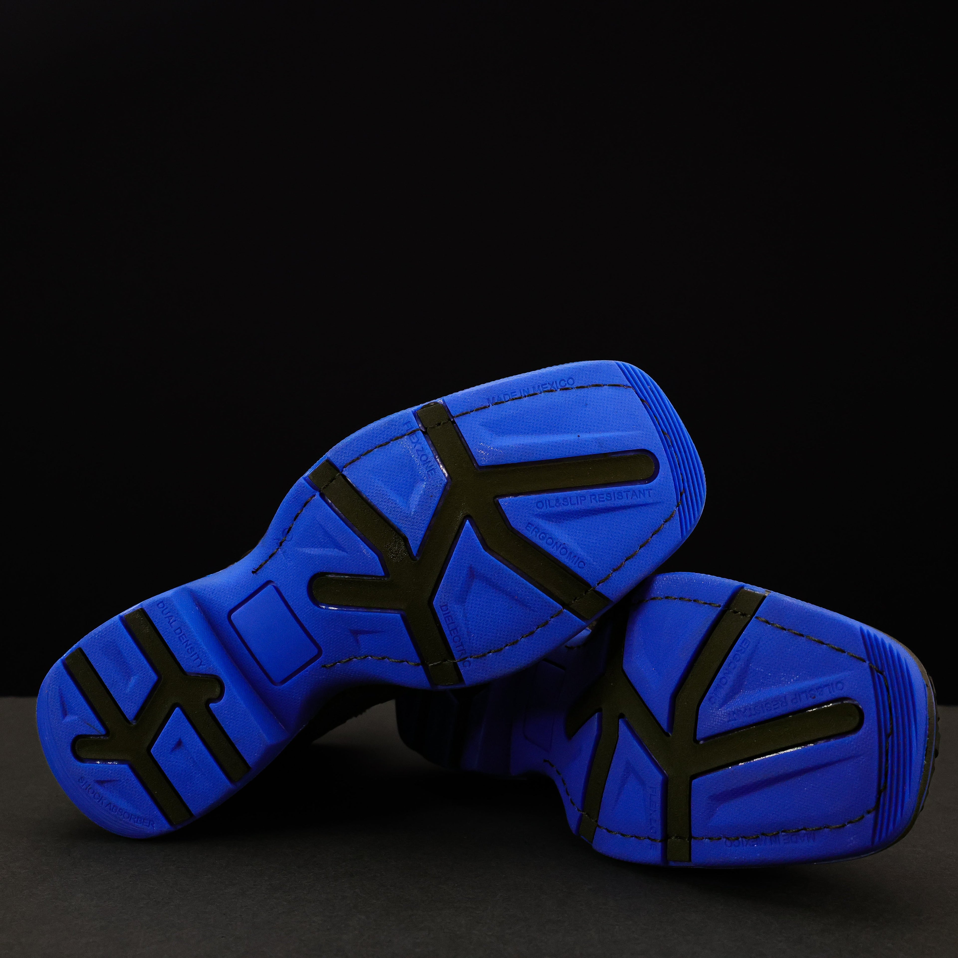 Black Basketweave Leather Botin - 3D Sole Composite Toe