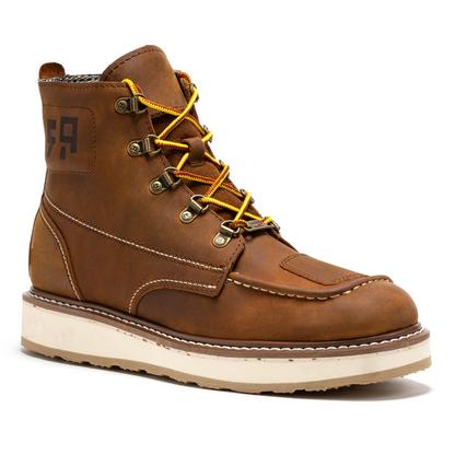 Magnolia Sided Zip Safe Work Boots
