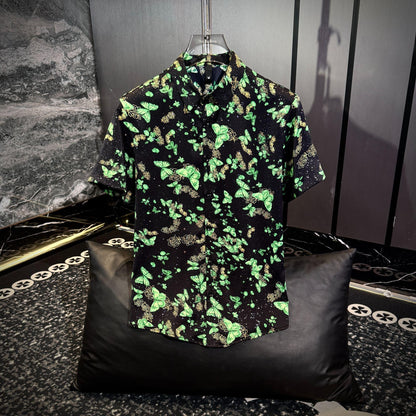 Men's Butterfly Short Sleeve Shirt