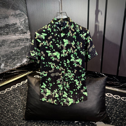 Men's Butterfly Short Sleeve Shirt