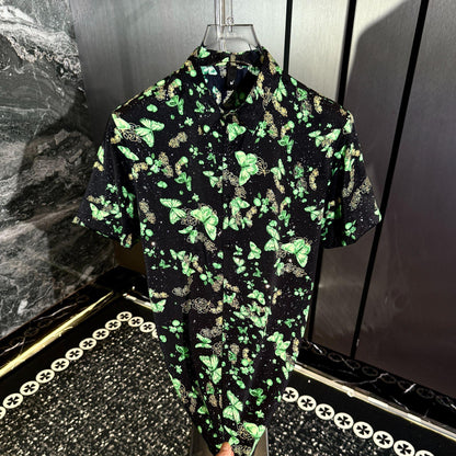 Men's Butterfly Short Sleeve Shirt