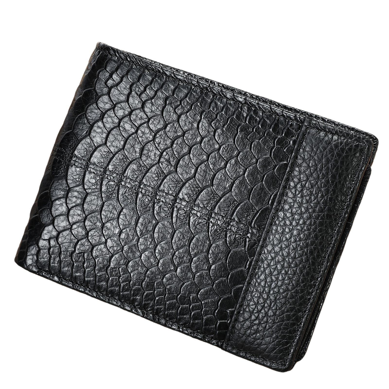 Men's Vintage Python Cowhide Coin Wallet
