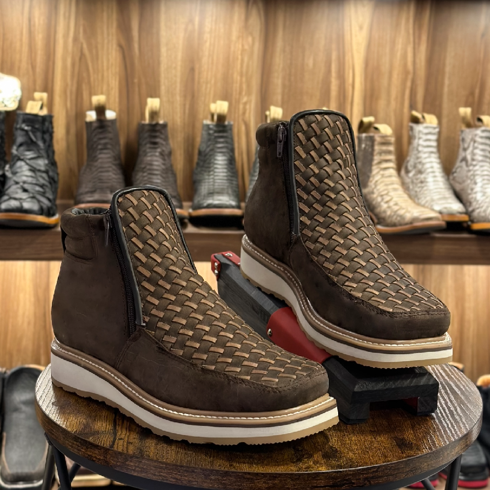 Hand-Woven Cowboy Boots