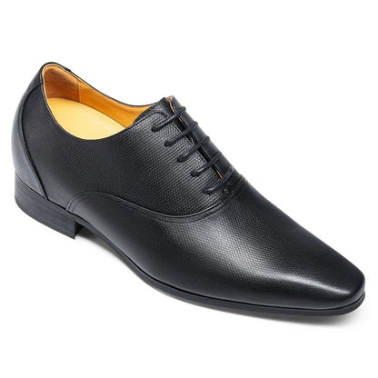 Men's New Square Toe Black Dress Shoes