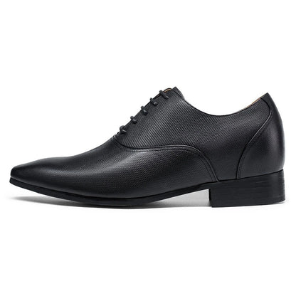 Men's New Square Toe Black Dress Shoes
