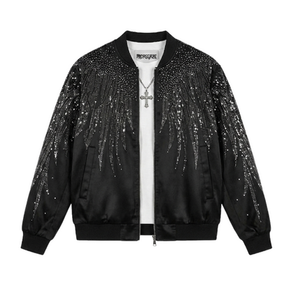 Fashion Crystal-Waterfall Angel Wings Jacket