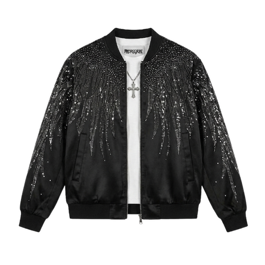 Fashion Crystal-Waterfall Angel Wings Jacket