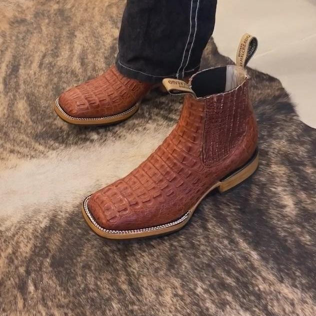 Handmade Alligator Leather Cowboy Boots